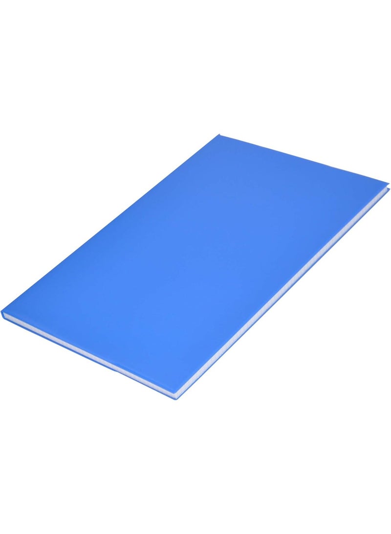 FIS PVC Cover Notebook, Foolscap Size(33x20.3cm), 96 sheets, 5mm Square Grid Lines, Color Blue, Pack of 5 Pieces-FSNBFS2QPVC5MBL - Image 3